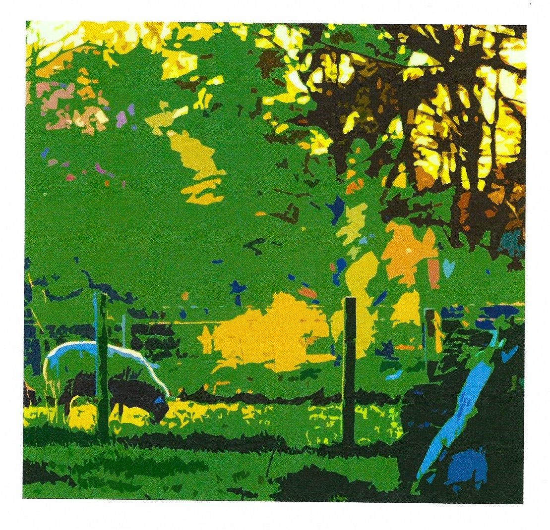 Evening Sheep II card