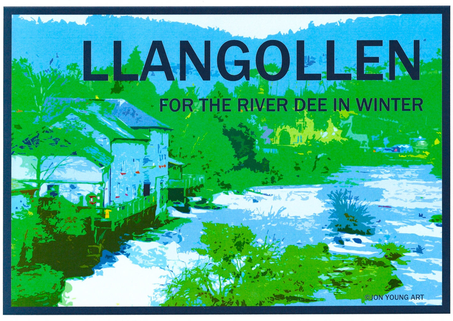 For the River Dee in Winter Visit Llangollen III T