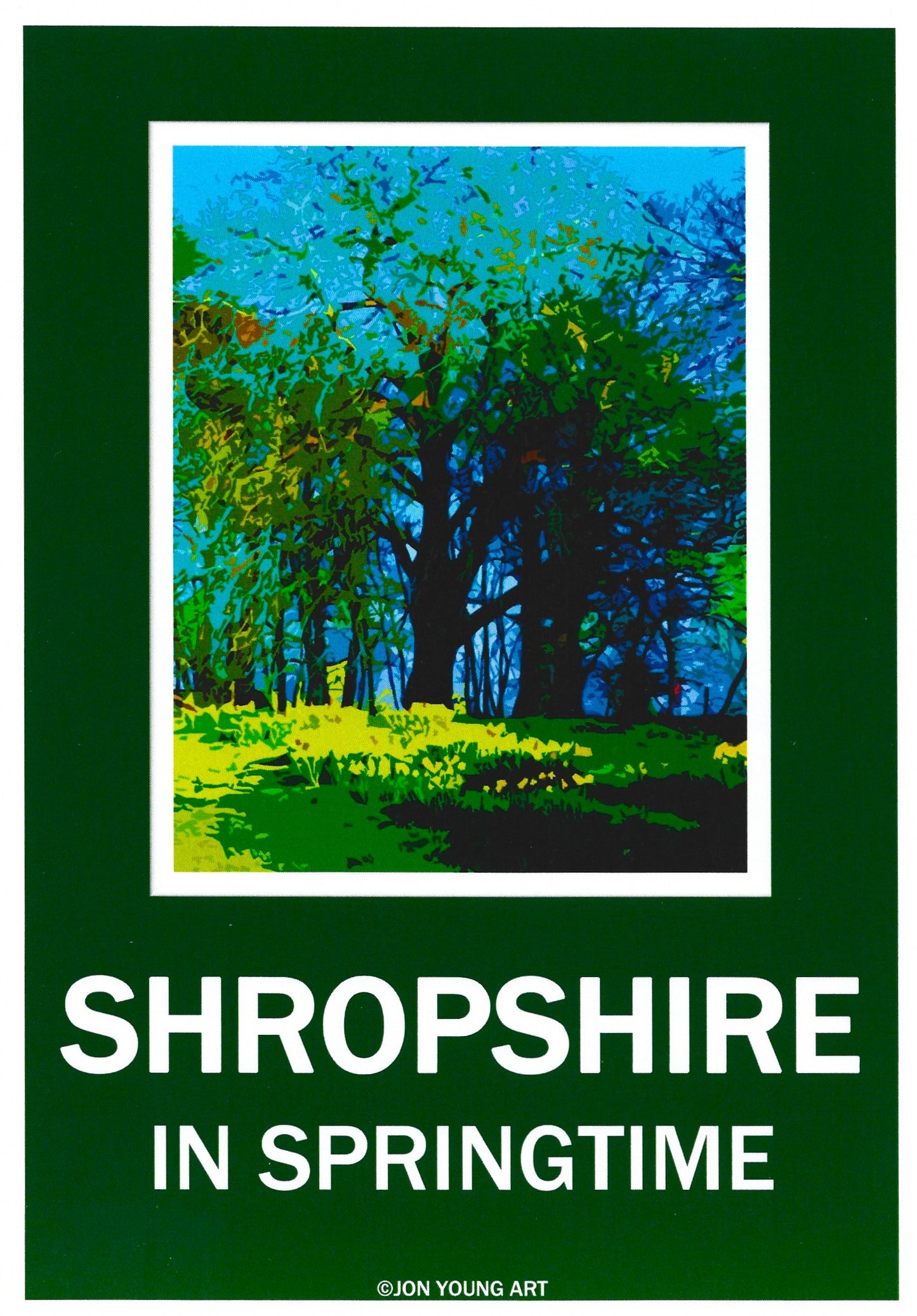 Shropshire in Springtime card