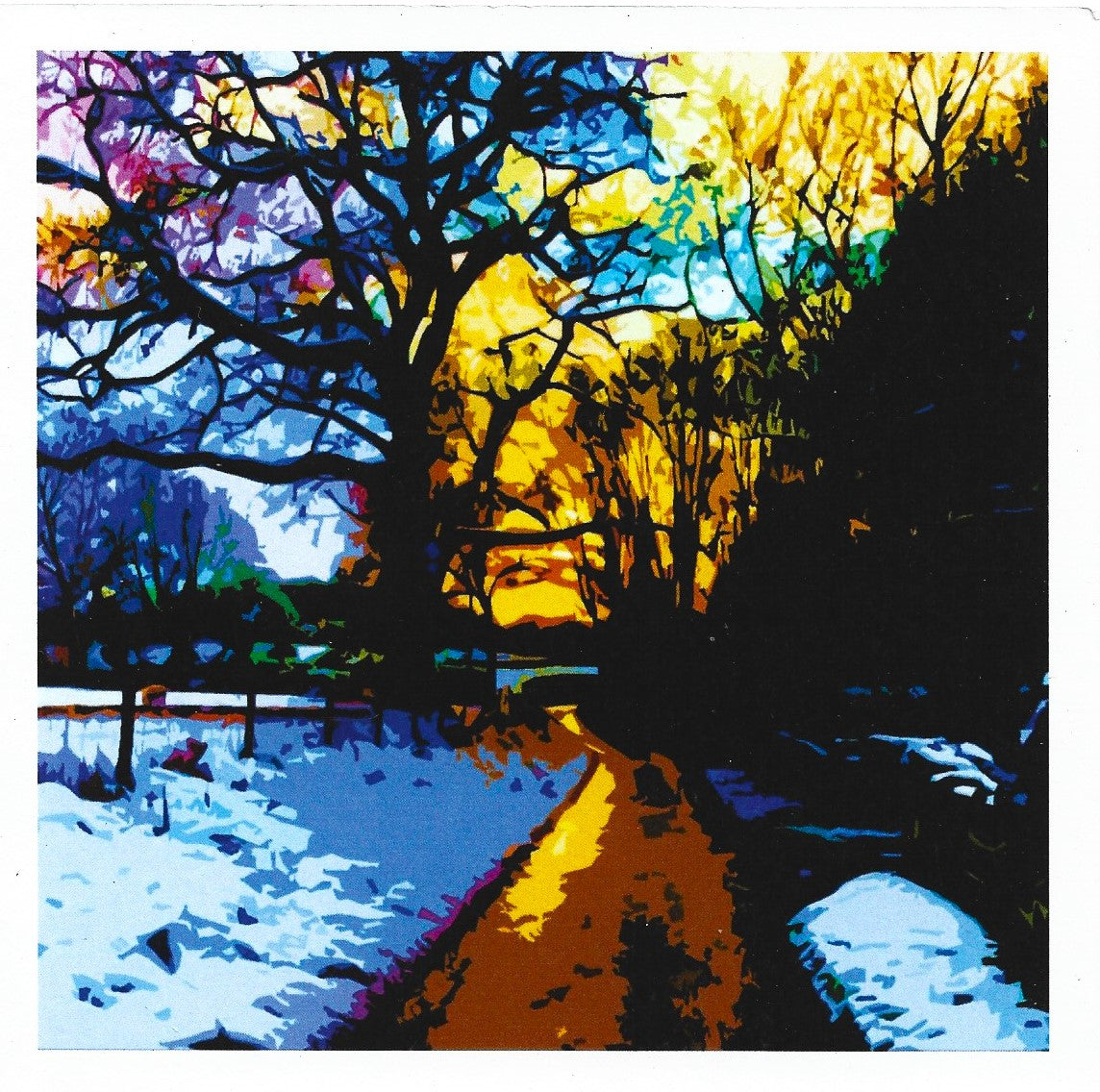 Lane in Winter card