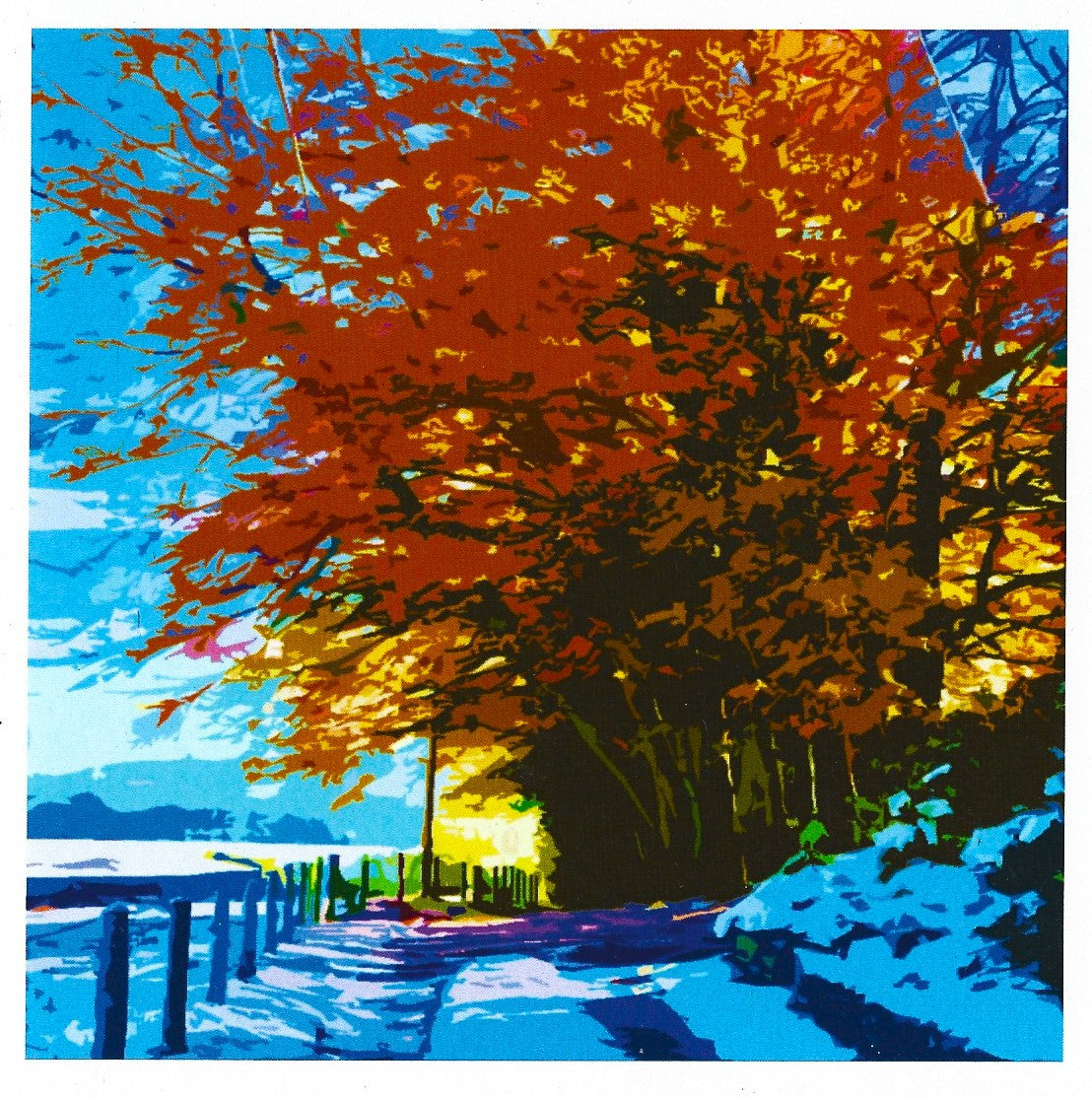 Windy Ridge in Snow IV card