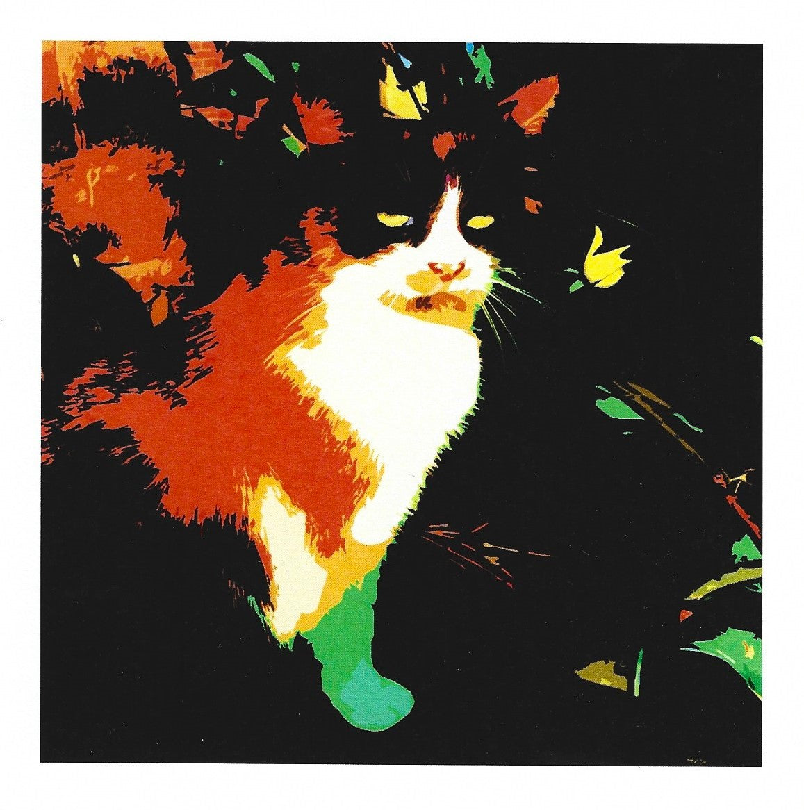 Autumn Cat card