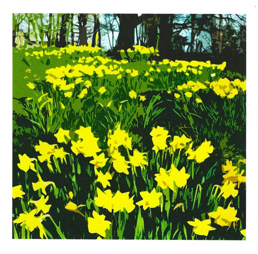 Daffodils III card