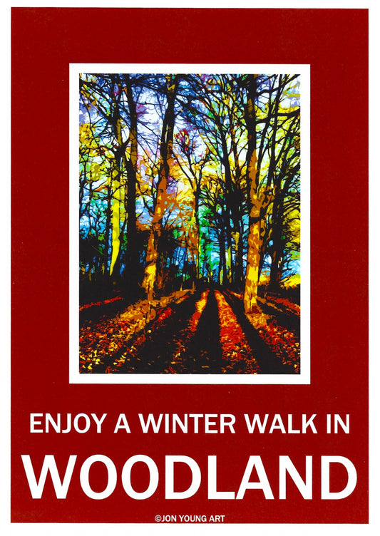 Enjoy a Winter Walk in Woodland T