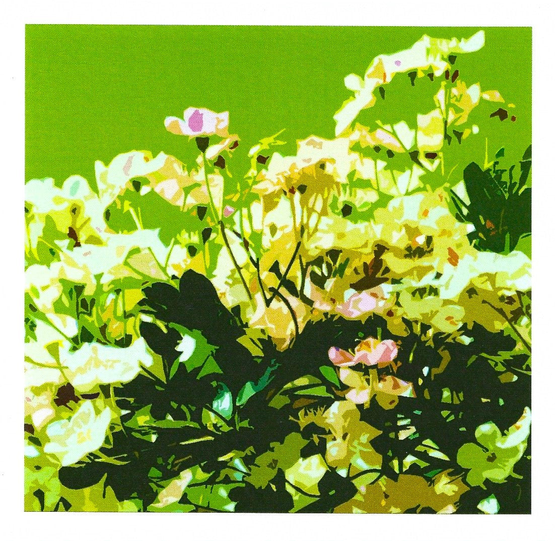 Green Hydrangea card