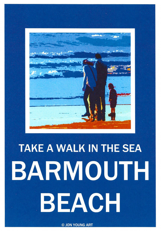 Barmouth Beach Walk in the Sea T