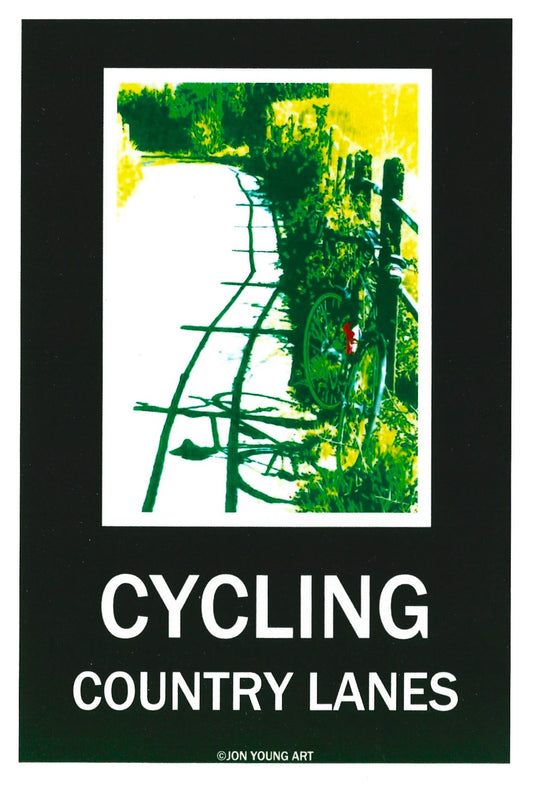 Cycling Country Lanes III card