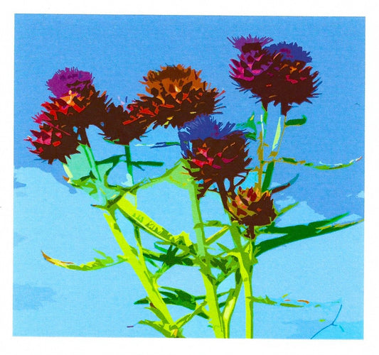 Thistles card