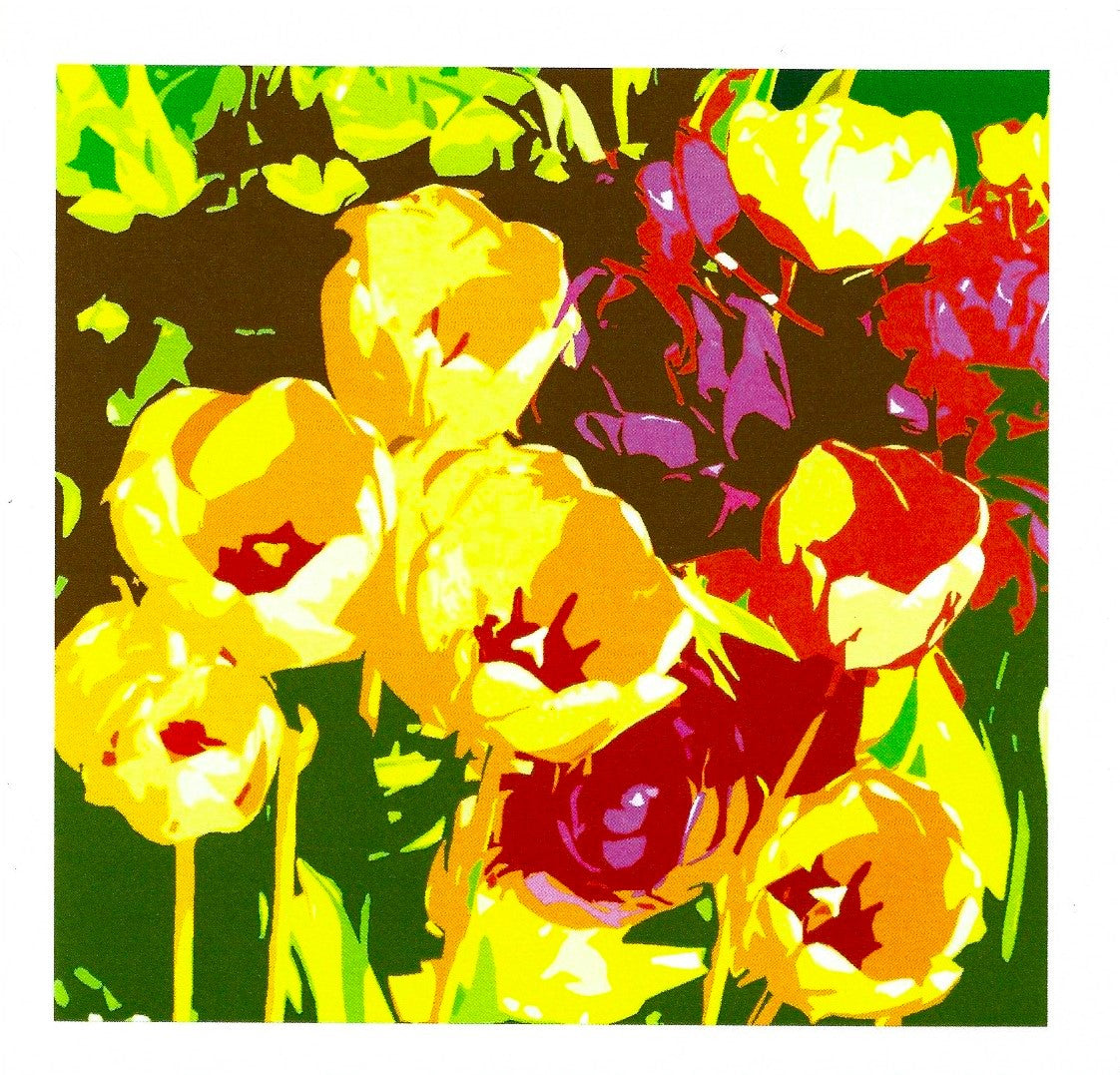 Tulips III card