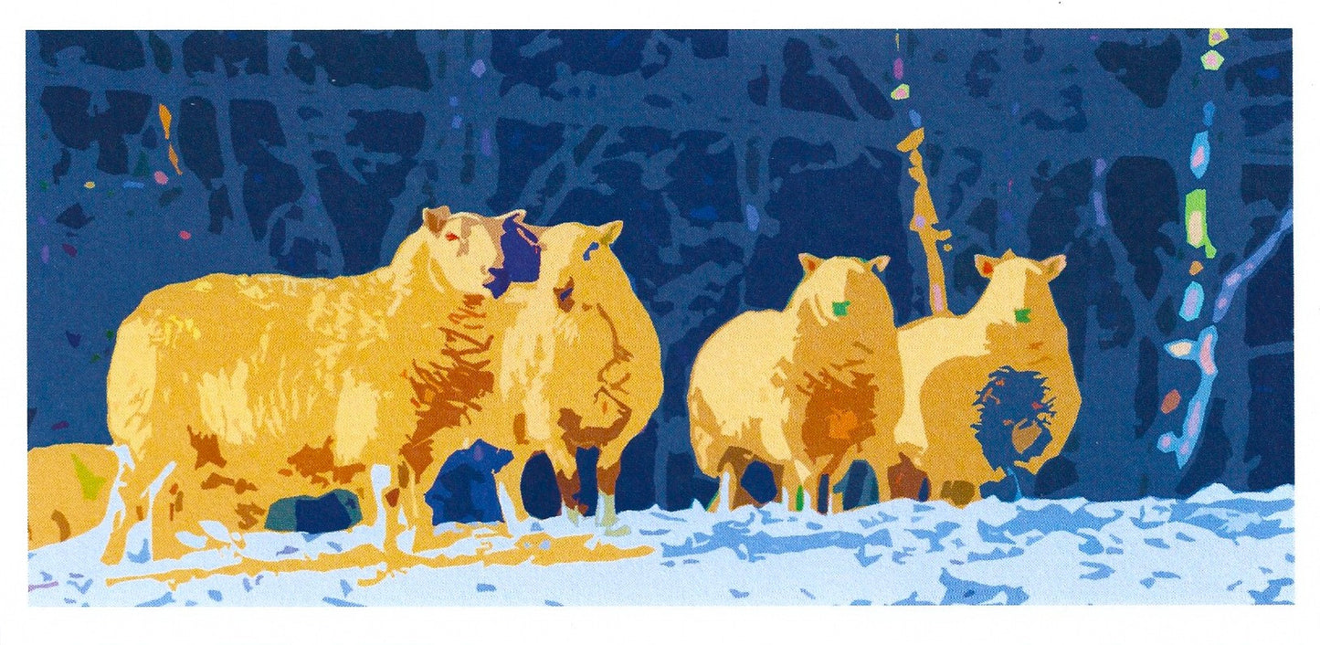 Winter Sheep V card